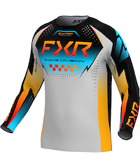FXR FXR Clutch Pro Crosströja Grå Sky Orange