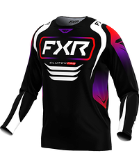 FXR FXR Clutch Pro Crosströja Svart Röd Lila