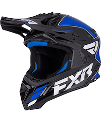 FXR FXR Helium Crosshjälm Blå Vit