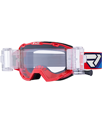 FXR FXR Maverick Prime Roll-Off Crossglasögon Röd Blå