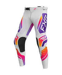 FXR FXR Podium Crossbyxor Grå Lila Orange Barn
