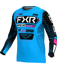 FXR FXR Podium Crosströja Blå Rosa Barn