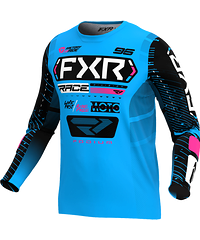 FXR FXR Podium Crosströja Blå Rosa