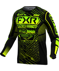 FXR FXR Podium Crosströja Svart Neongul Lime Barn