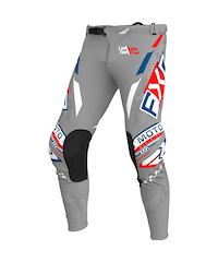 FXR FXR Podium Gladiator Crossbyxor Grå Vit Röd