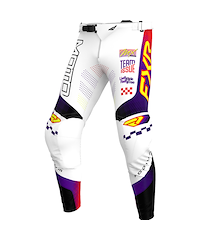 FXR FXR Podium Gladiator Crossbyxor Vit Lila Röd