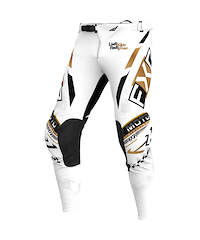 FXR FXR Podium Gladiator Crossbyxor Vit Svart Guld Barn