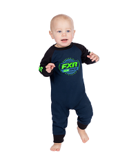 FXR FXR Race Division Baby Body Mörkblå Neongul