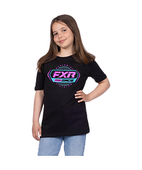 FXR FXR Race Division Premium T-shirt Svart Lila Barn