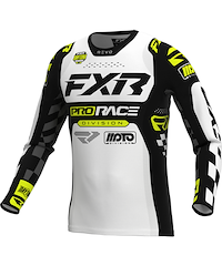 FXR FXR Revo Daytona Crosströja Vit Neongul