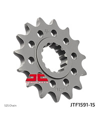 JT Sprockets JT Framdrev Stål 15T