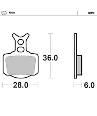 Moto-Master Moto-Master Bromsbelägg Nitro Bak Fram