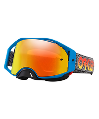 Oakley Airbrake MX Blue Crackle Crossglasögon Prizm Torch Lins