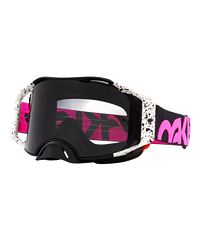 Oakley Airbrake MX Moto Crossglasögon Black Splatter Grå Lins