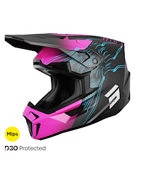 Shot Lite Volt Crosshjälm Rosa Matt