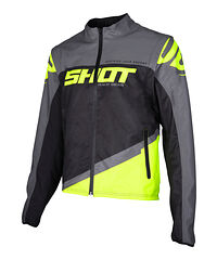 Shot Shot Jacka Softshell Lite Grå Neon Gul