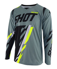 Shot Shot Jersey Score Kaki Neon Gul