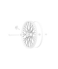 Stark Future Front wheel spokes for 21"