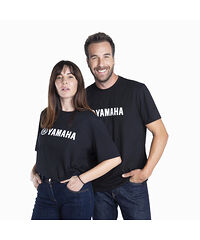 Yamaha Yamaha Paddock Blue Essentials Unisex T-shirt Svart