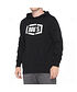 100% 100% Icon Hoodie Svart