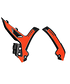 Acerbis Acerbis X-Grip Ramskydd Svart Orange