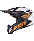 FXR FXR Helium Carbon Crosshjälm Guld Vit