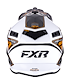FXR FXR Helium Carbon Crosshjälm Guld Vit