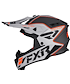 FXR FXR Helium Carbon Crosshjälm Orange Silver