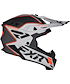 FXR FXR Helium Carbon Crosshjälm Orange Silver