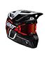 Leatt Leatt Moto 9.5 Kit V25 Crosshjälm Carbon Vit